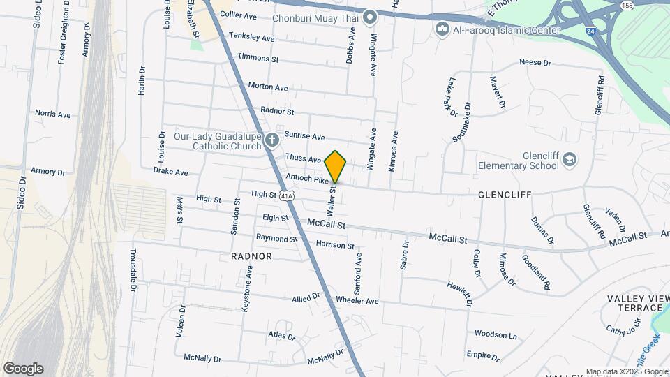 245 Antioch Pike Map and Location Details
