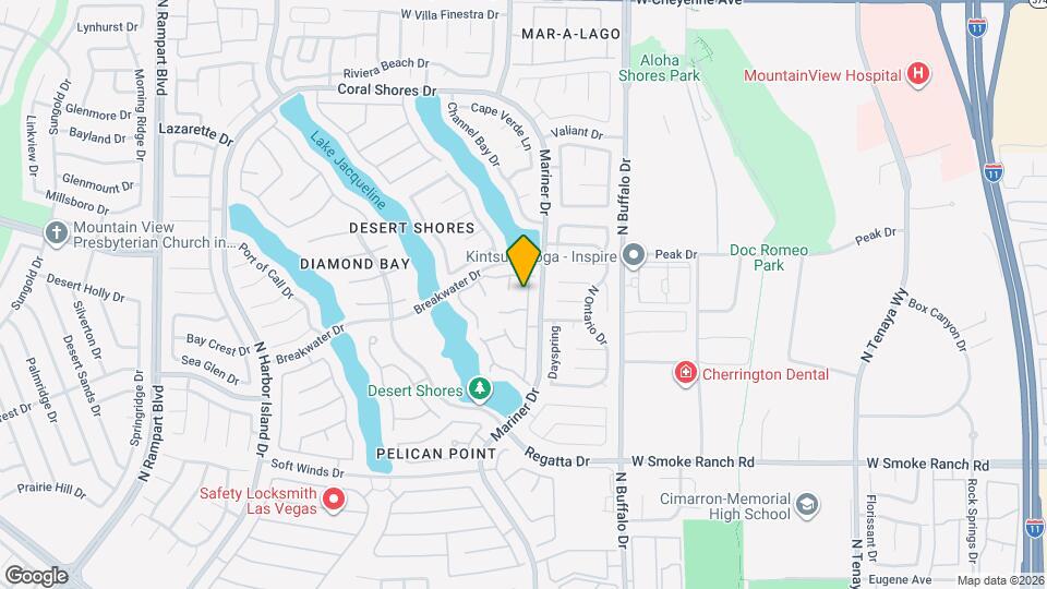 2641 Golden Sands Dr Map and Location Details