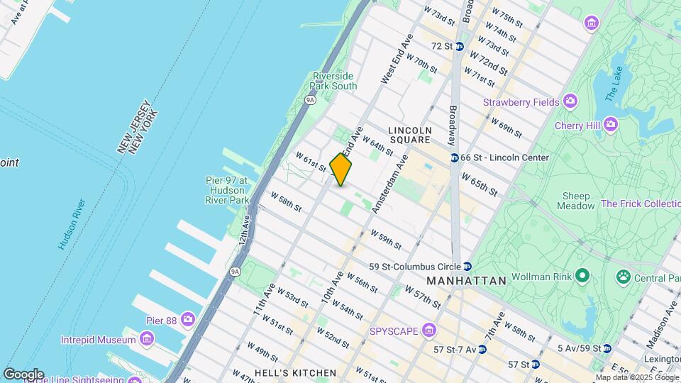 243 W 60th St Map and Location Details