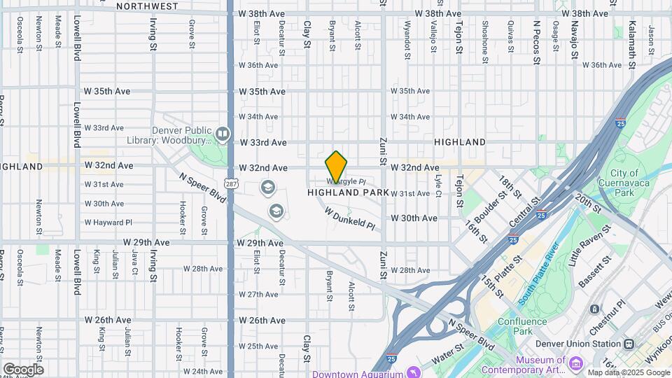 2523 W Caithness Pl Map and Location Details