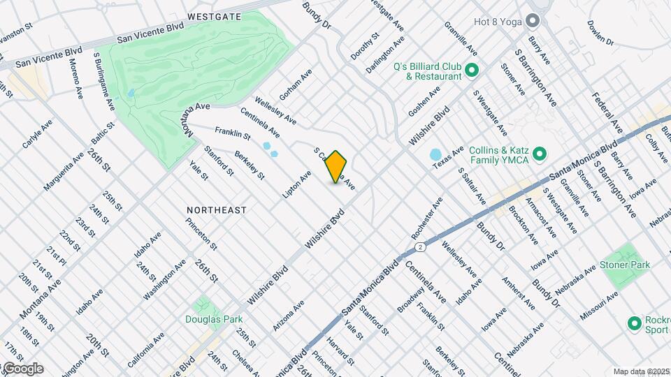 1147 Centinela Ave Map and Location Details