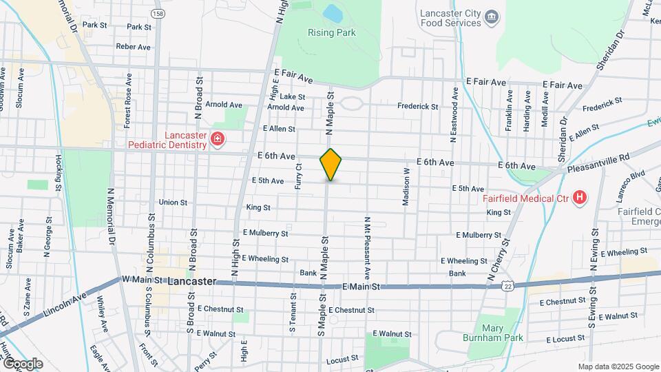 434 N Maple St Map and Location Details