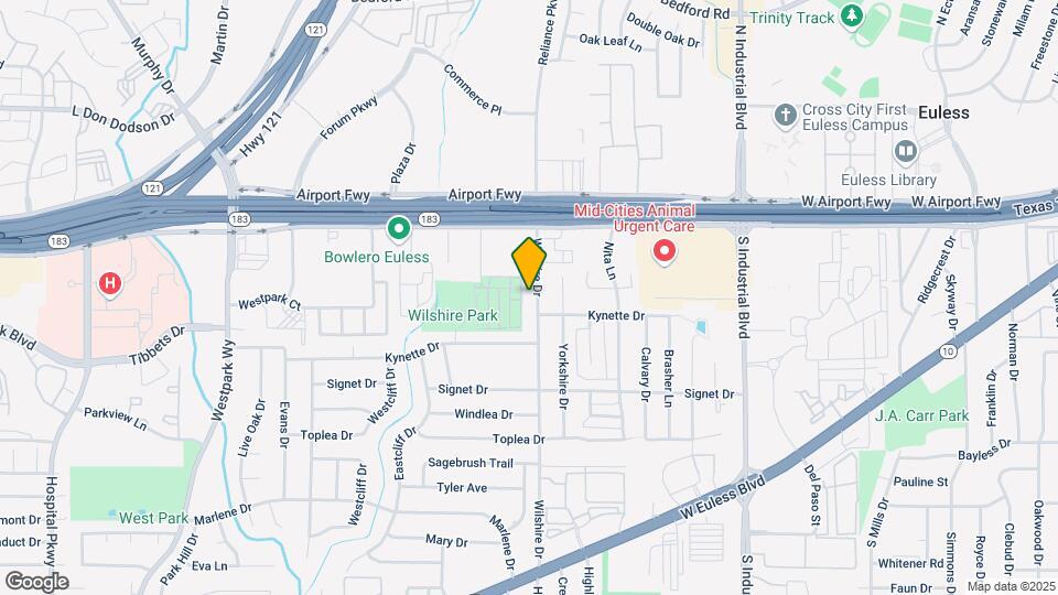 212 Wilshire Dr-Unit -D Map and Location Details