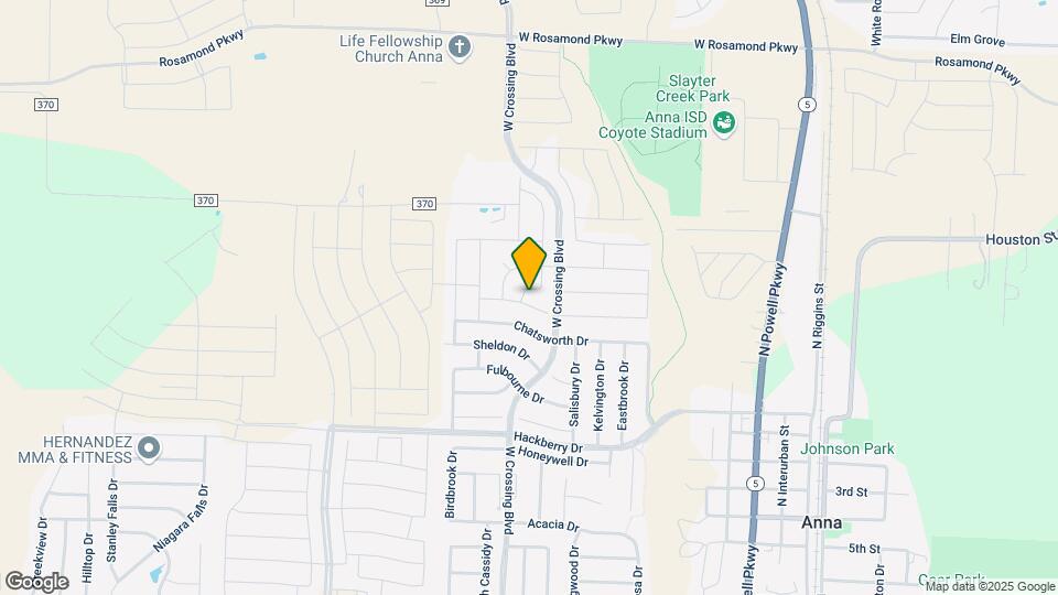 640 Highberry Dr Map and Location Details