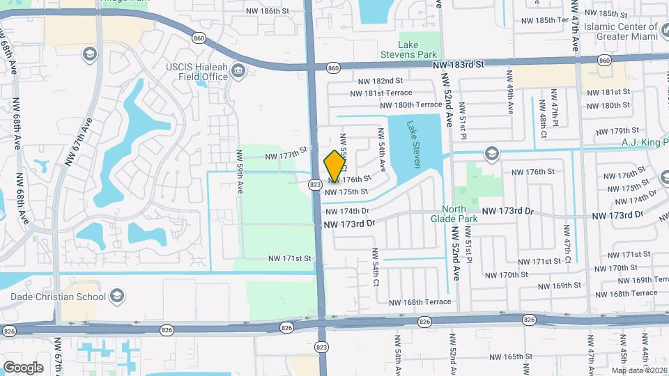 5551 NW 175th St Map and Location Details