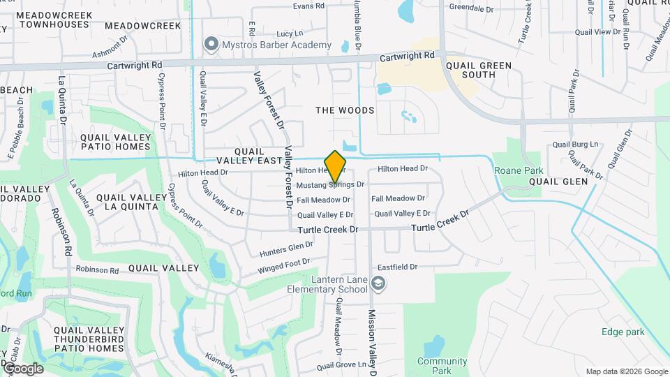 2023 Mustang Springs Dr Map and Location Details