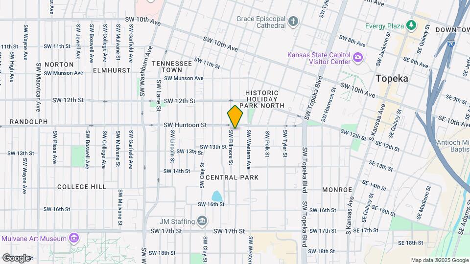 1252 SW Fillmore St Map and Location Details