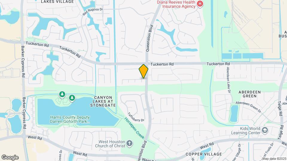 9614 Pine Bank Ct Map and Location Details