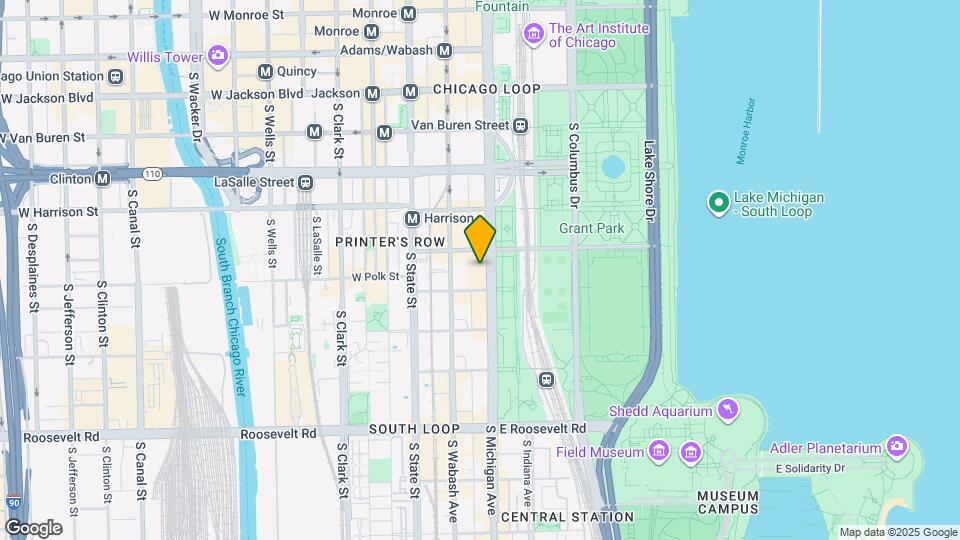 720 S Michigan Ave Mapa y Detalles de la Ubicación