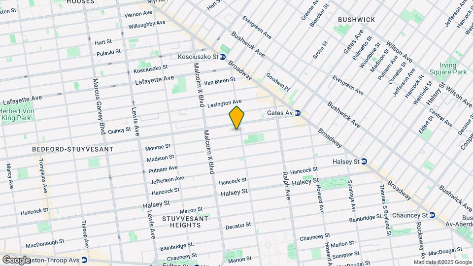 733 Monroe St Map and Location Details