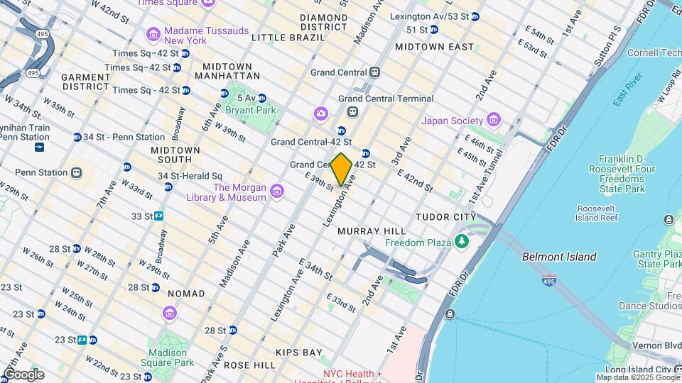 334 Lexington Ave Map and Location Details