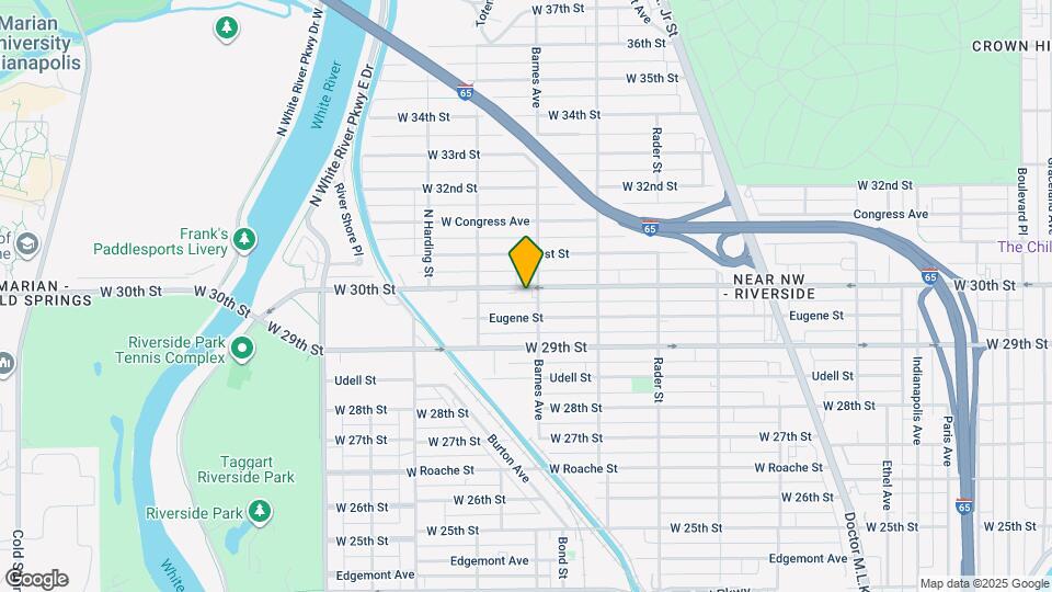 1211 W 30th St Map and Location Details