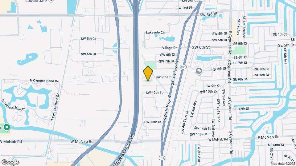 853 SW 9th Ct Mapa y Detalles de la Ubicación