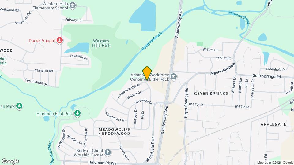 27 N Meadowcliff Dr Map and Location Details
