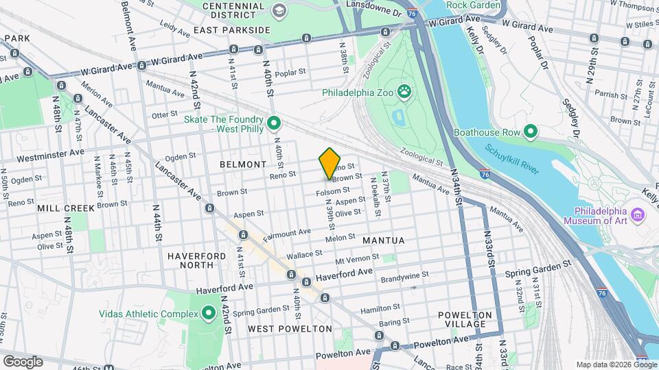 765 N 39th St Map and Location Details