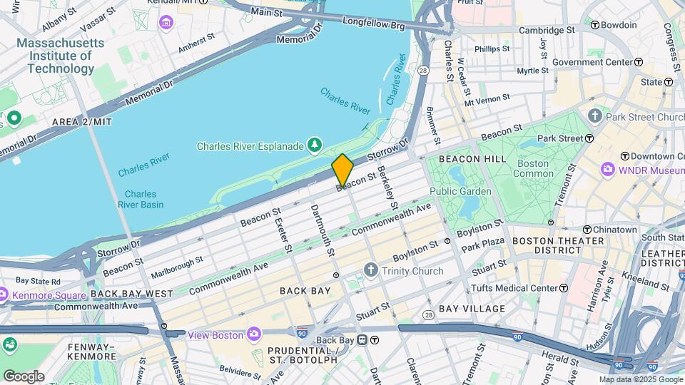 209 Beacon St, Unit 5F Map and Location Details