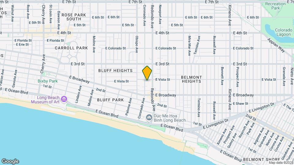 246 Coronado Ave Map and Location Details