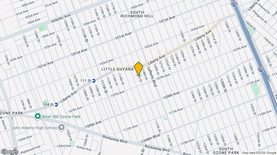 104-38-104117 117th St Map and Location Details