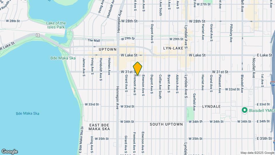 3115 Fremont Ave S, Unit 3 Map and Location Details