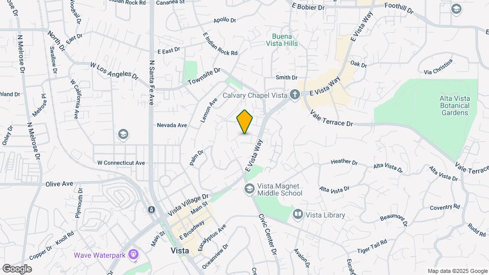 725 Franklin Ln Mapa y Detalles de la Ubicación