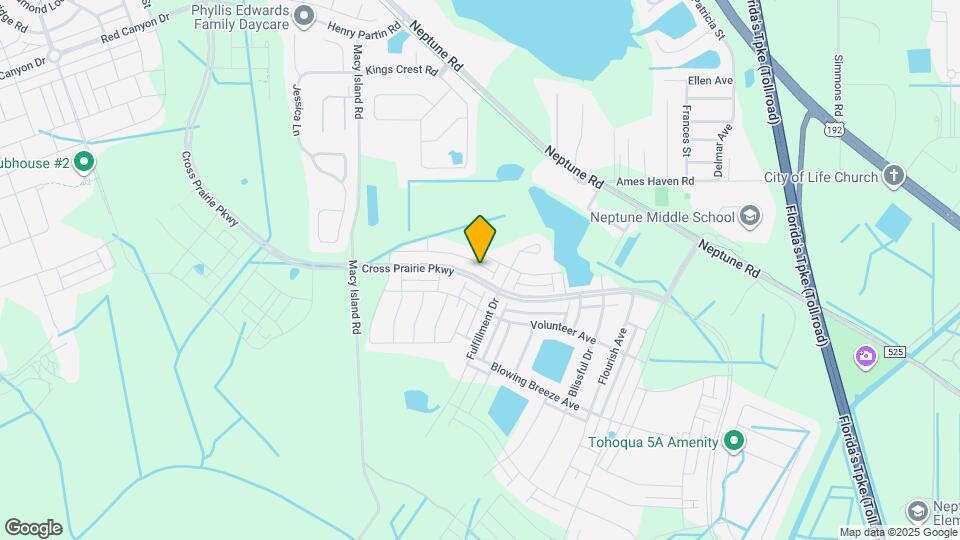 1661 Cross Prairie Pkwy Map and Location Details