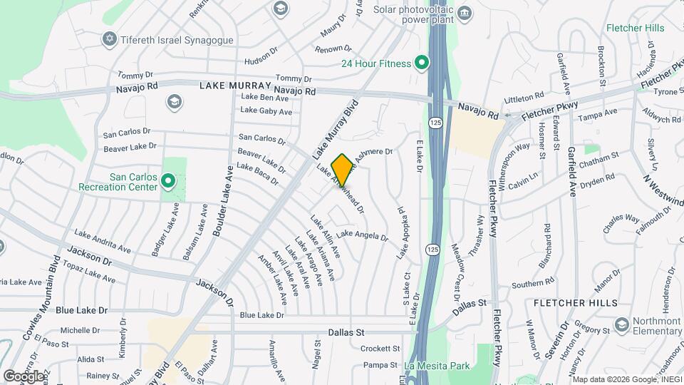 6440 Lake Arrowhead Dr Map and Location Details