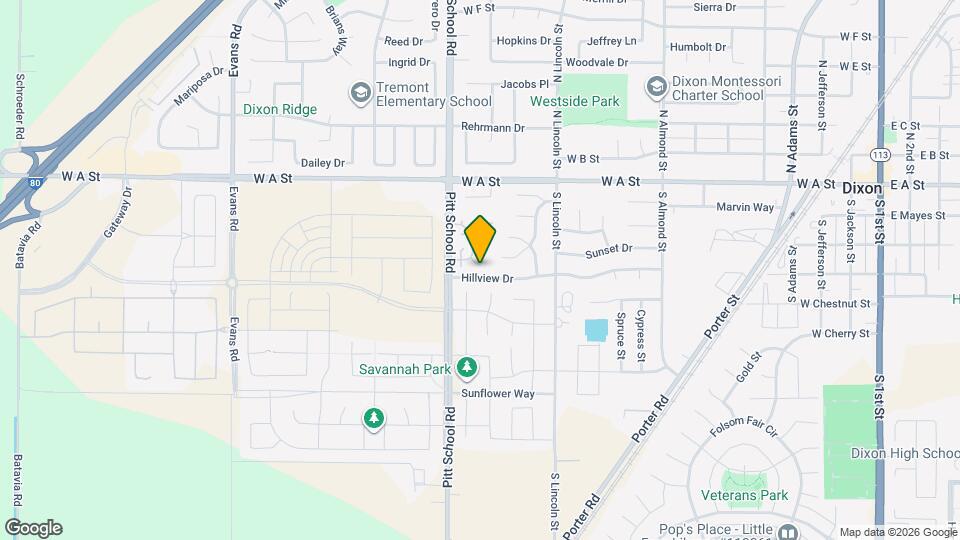 1315 Hawthorne Ct Map and Location Details