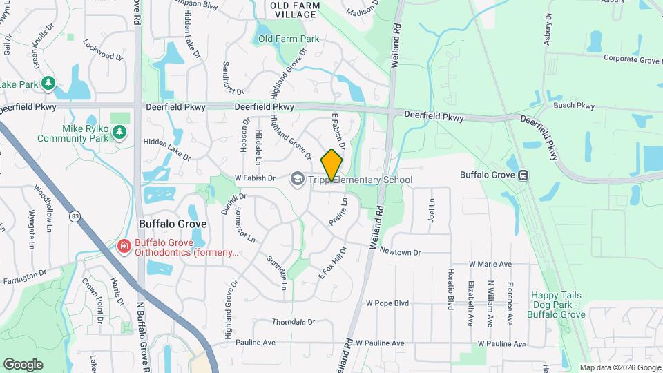 331 E Fox Hill Dr Map and Location Details