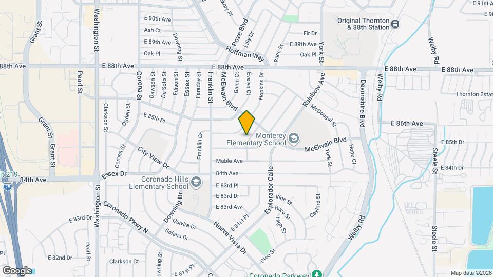 8521 Richard Rd Map and Location Details