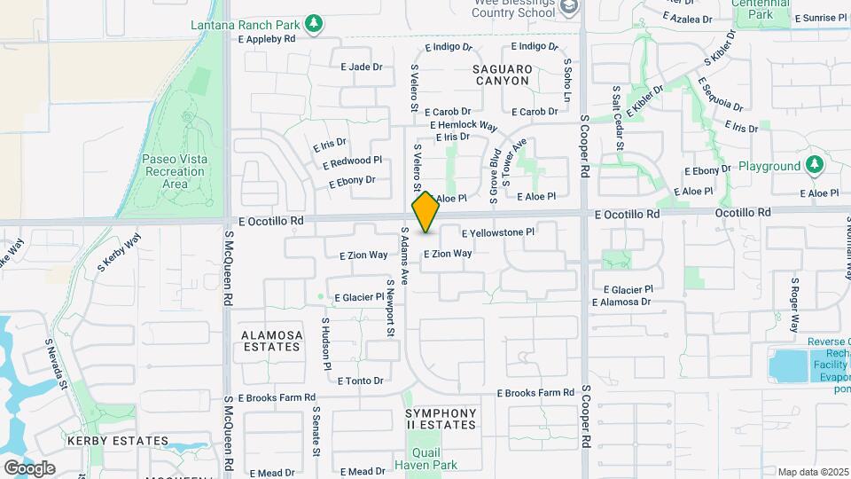 1531 E Yellowstone Pl Map and Location Details
