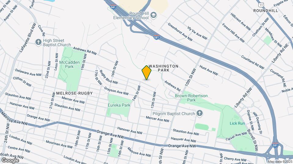 1233 Syracuse Ave NW Map and Location Details