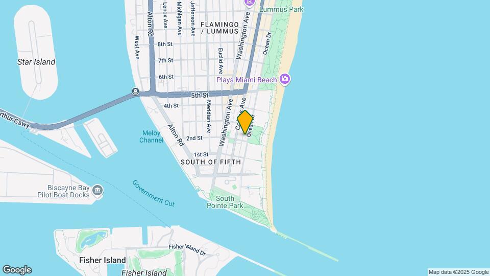 200 Ocean Dr, Unit # 3C Map and Location Details