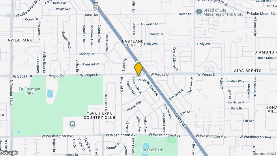 1338 N Smoke Tree Ave Map and Location Details