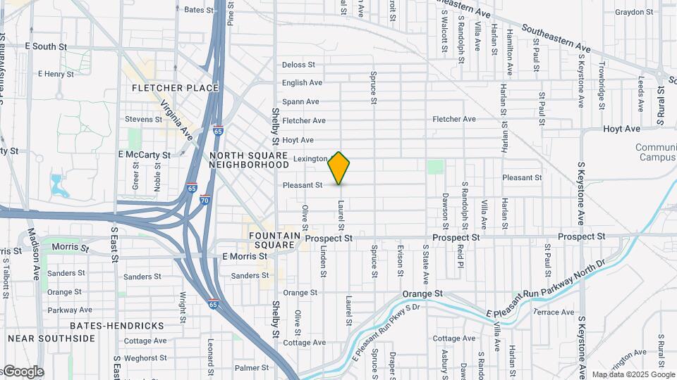 906 Laurel St Map and Location Details