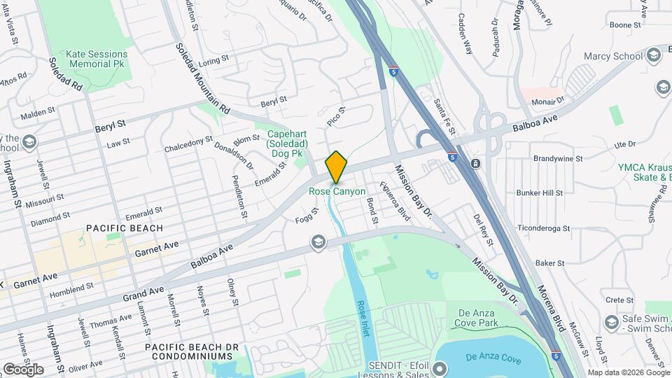 2612 Figueroa Blvd Map and Location Details