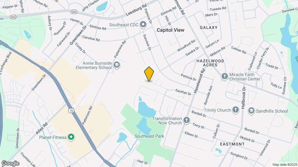 501 Eastfair Dr Map and Location Details