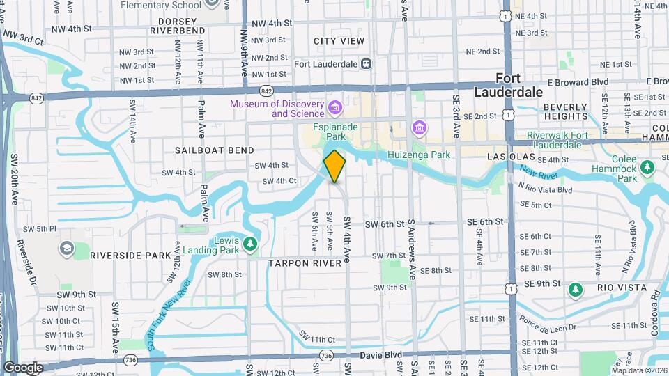454 SW 5th Ave Map and Location Details