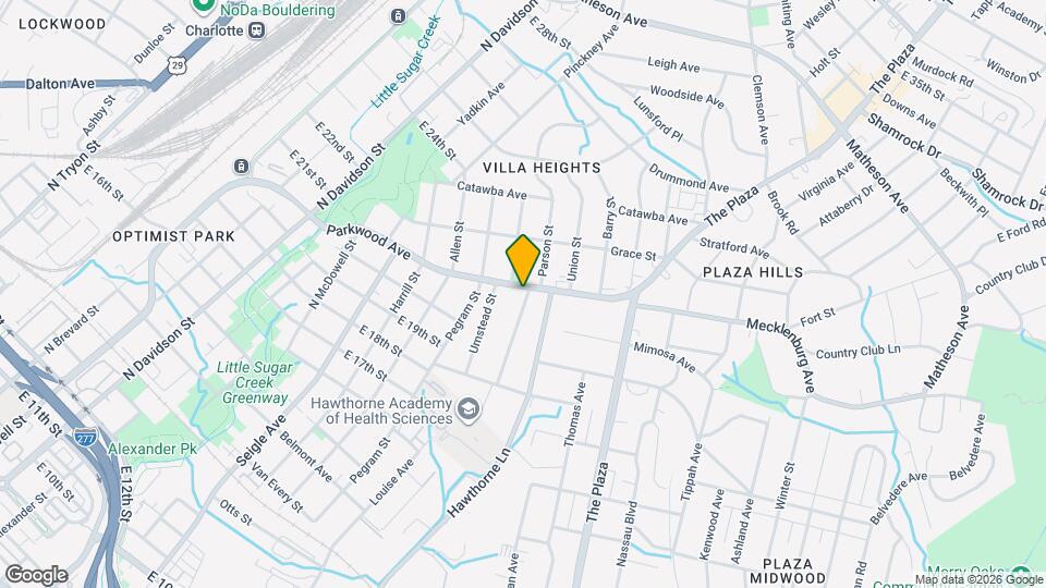1324 Parkwood Ave Map and Location Details