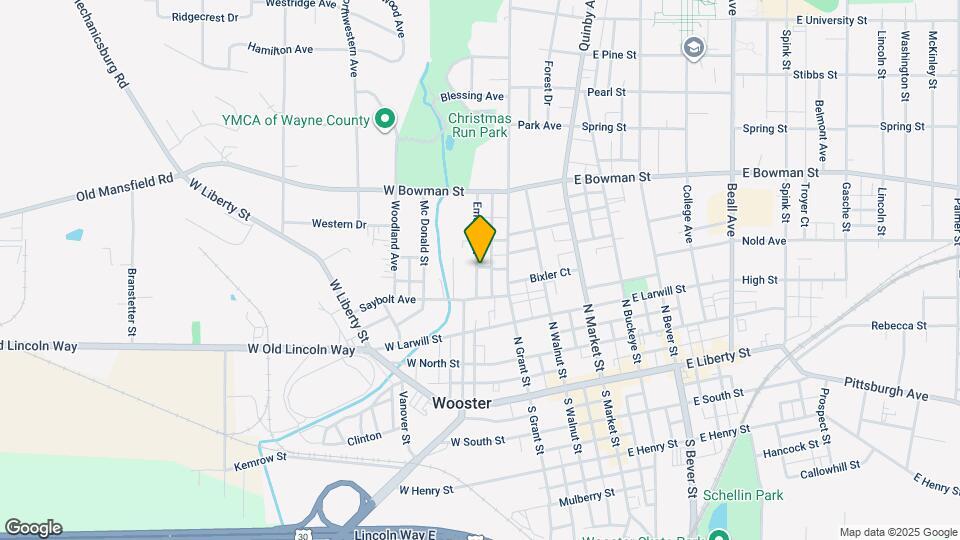 443 Emerick St Map and Location Details