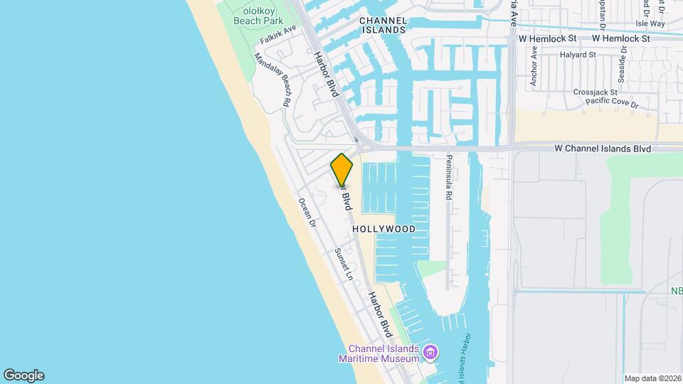 2847 Harbor Blvd Map and Location Details