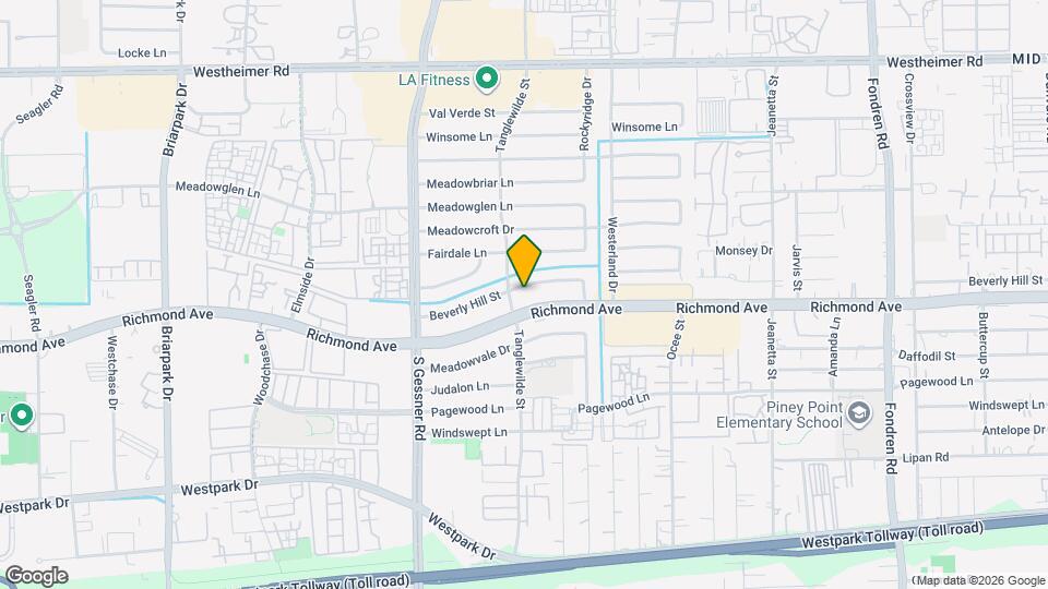 9543 Beverly Hill St Map and Location Details