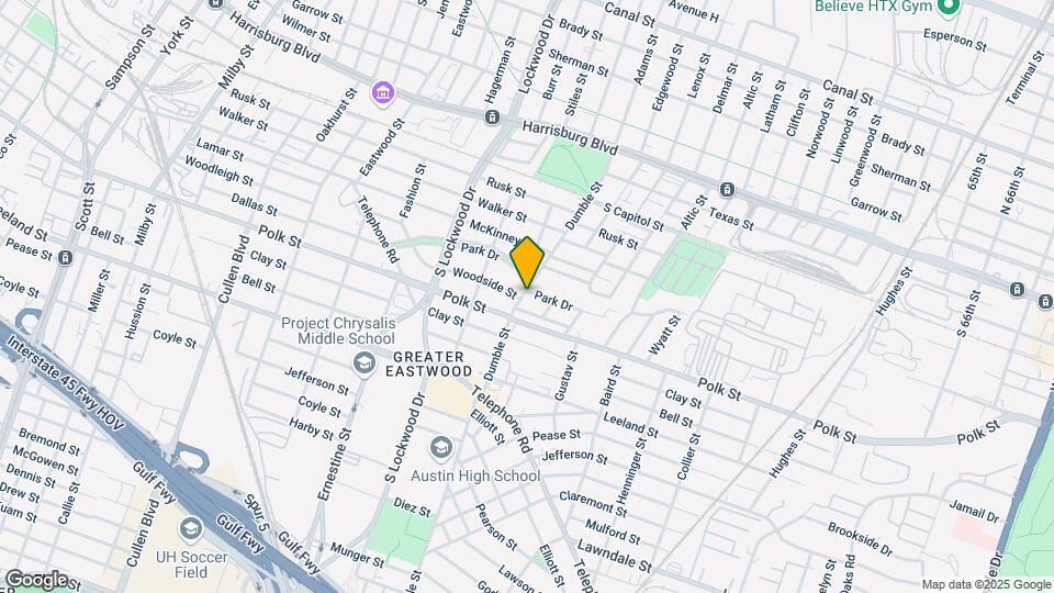 1103 Dumble St, Unit b Map and Location Details
