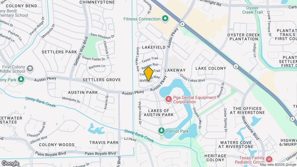3214 Lakefield Way Map and Location Details