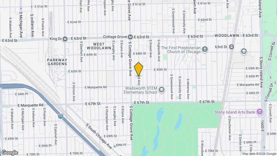 6552 S Maryland Ave Map and Location Details