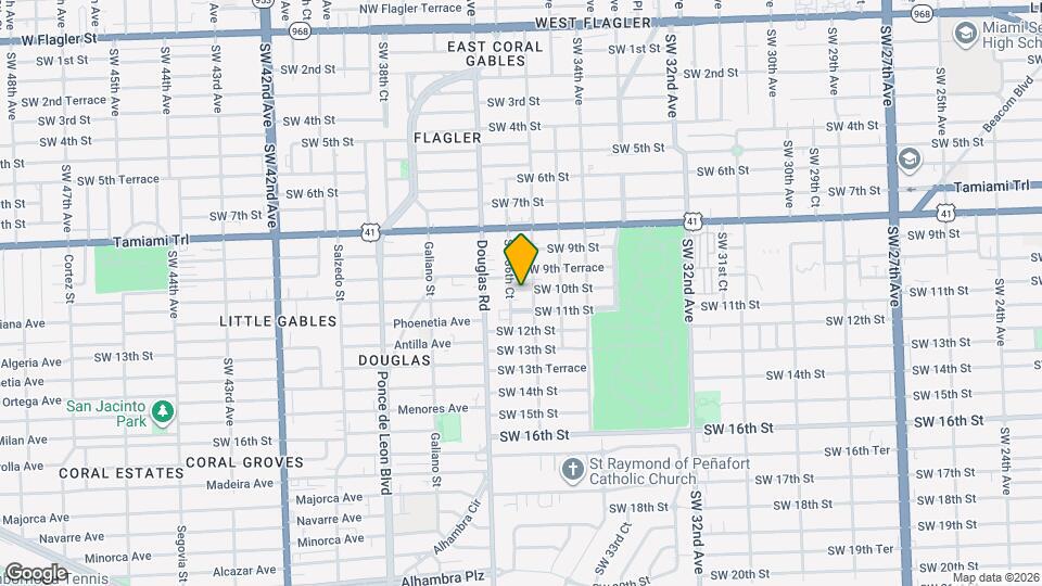 3660 SW 10th St Map and Location Details