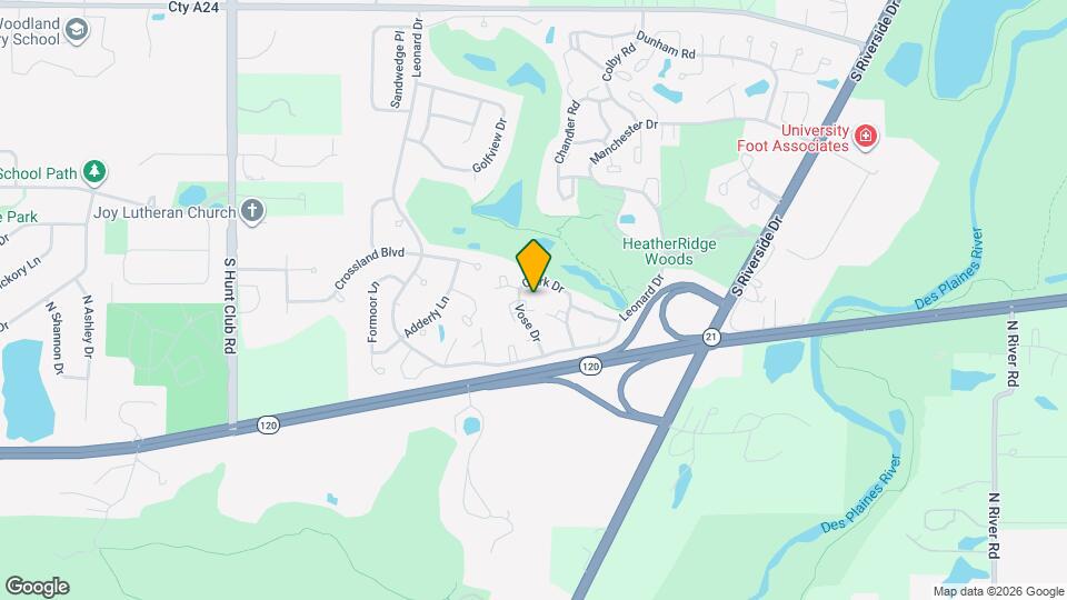 917 Vose Dr, Unit # 109 Mapa y Detalles de la Ubicación