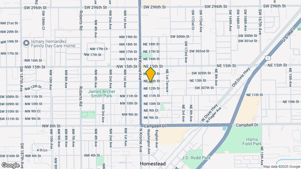 1222 NE Krome Ter Map and Location Details
