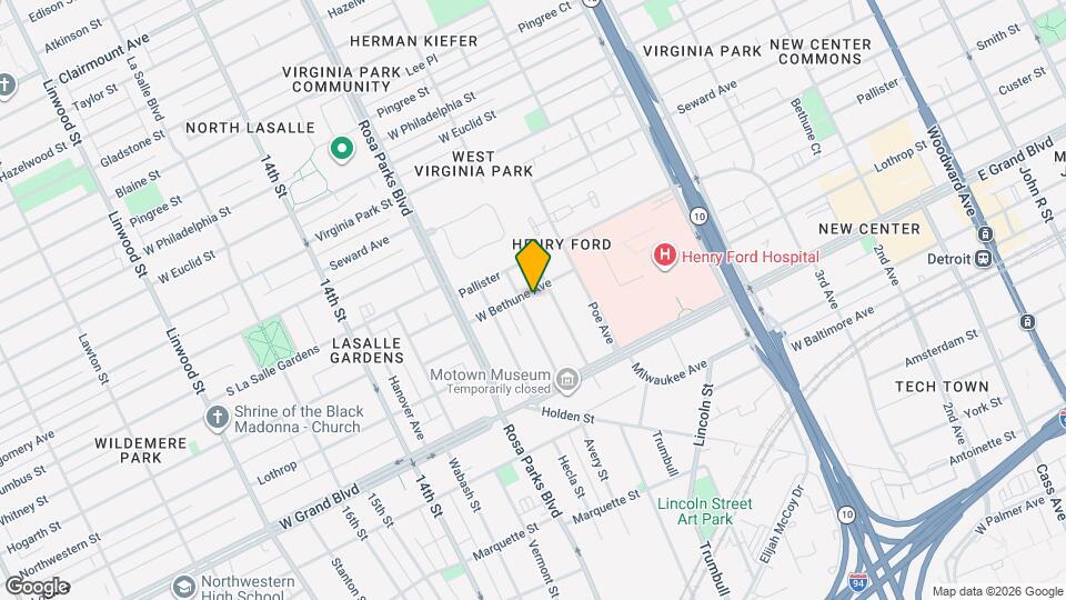 7472 Woodrow Wilson St Map and Location Details