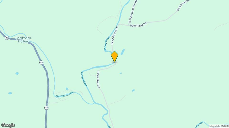 6823 Piney River Road Mapa y Detalles de la Ubicación