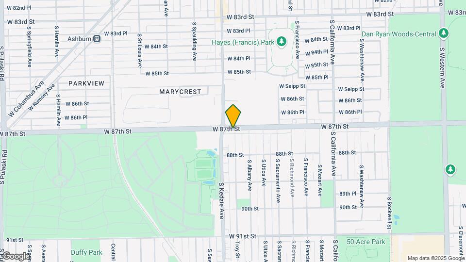 8700 S Troy Ave Mapa y Detalles de la Ubicación